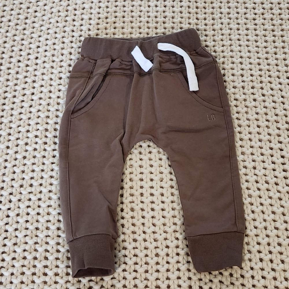 Little Bipsy Brown Sweatpants Relaxed Fit